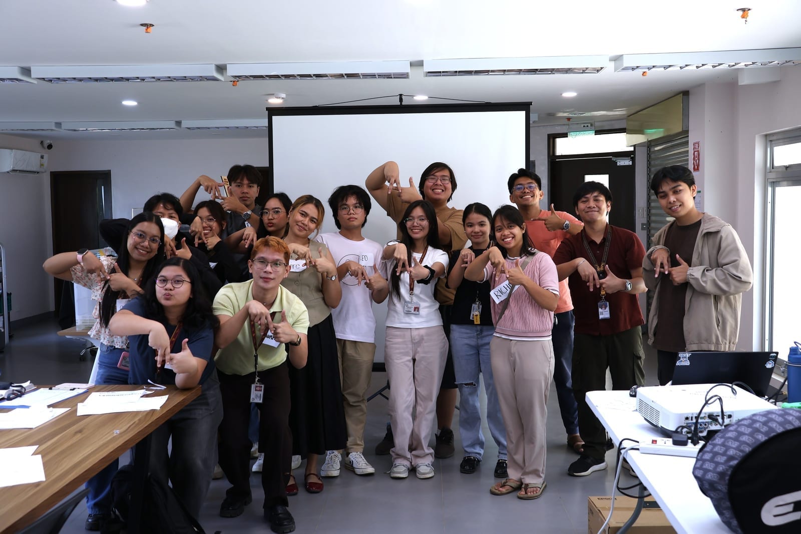 DALISAI interns with the project supervisors and mentors after the onboarding activity