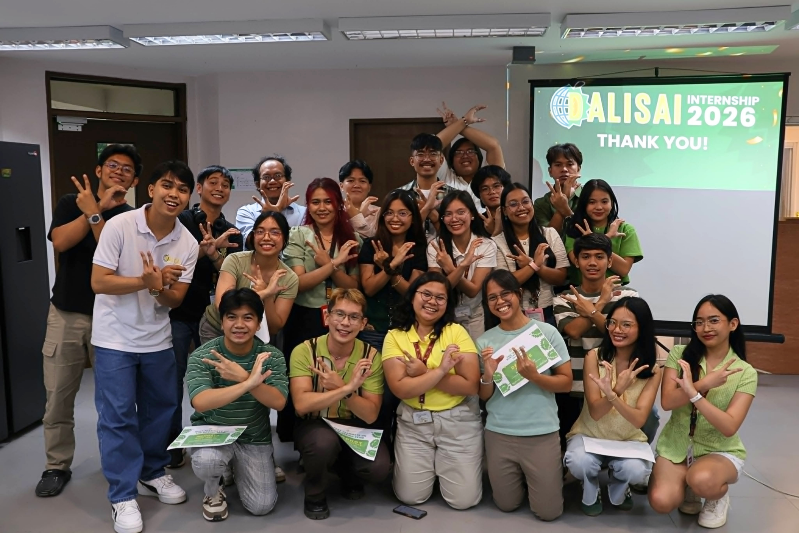 Interns and mentors during the 2026 Internship Program culmination activities